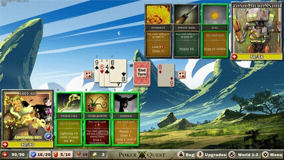 Poker Quest poker roguelike